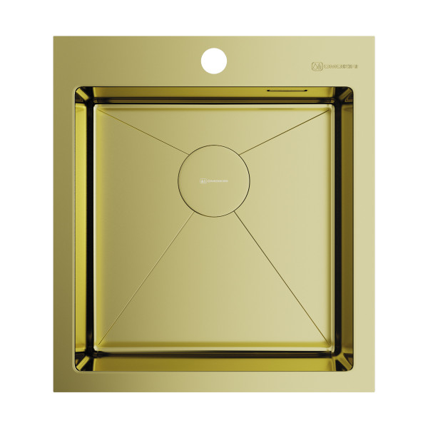 Omoikiri Akisame 46-LG нерж. сталь/светлое золото. Фото 1