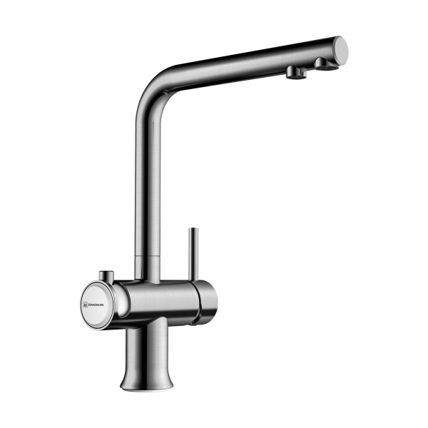 Omoikiri Hotaru-BN латунь/нержавеющая сталь/белый. Фото 1