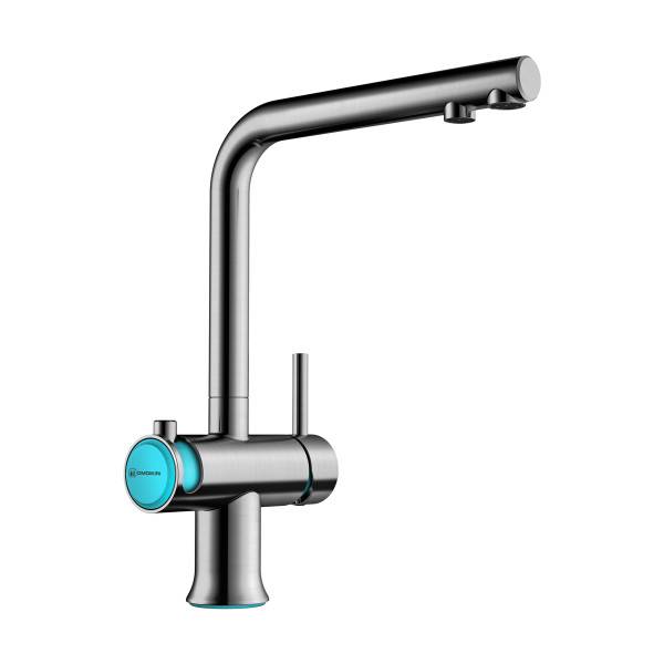 Omoikiri Hotaru-IN-B латунь/нержавеющая сталь/голубой. Фото 1