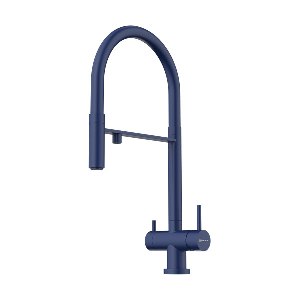 Omoikiri Kanto-IB латунь/indigo blue. Фото 1