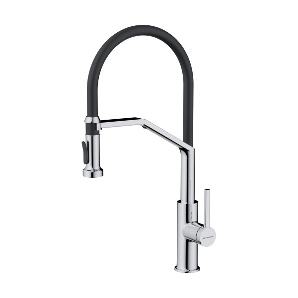 Omoikiri Makkari 2 Plus-SB-C-BL латунь/хром/черный. Фото 1