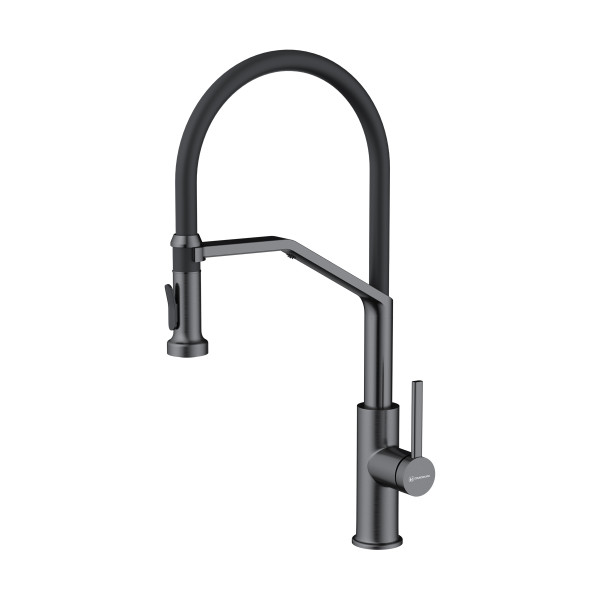 Omoikiri Makkari 2 Plus-SB-GM-BL латунь/вороненая сталь/черный. Фото 1