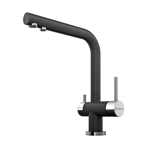 Omoikiri Nagano-BL латунь/черный. Фото 1