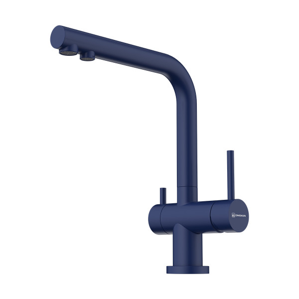 Omoikiri Nagano-IB латунь/indigo blue. Фото 1