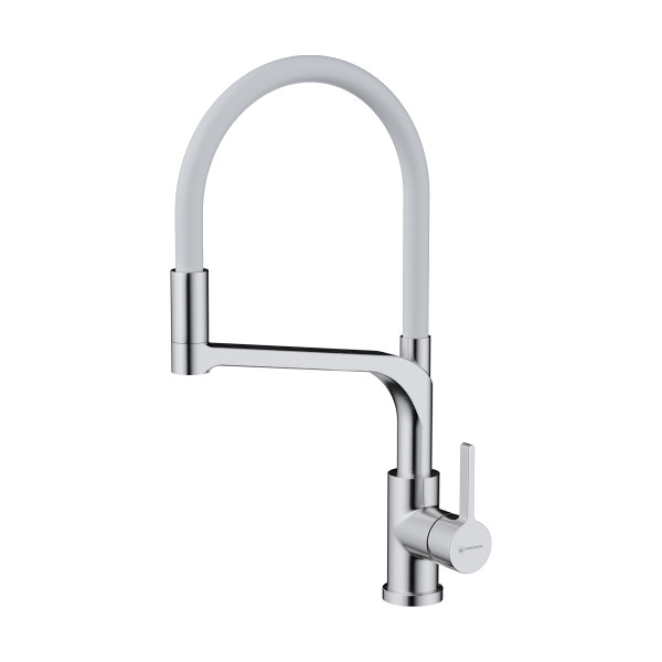 Omoikiri Sinto 2 Plus-BN-WH латунь/нержавеющая сталь/белый. Фото 1