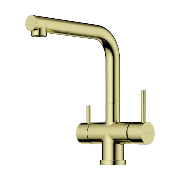 Omoikiri Takamatsu-LG нерж. сталь/светлое золото. Фото 1