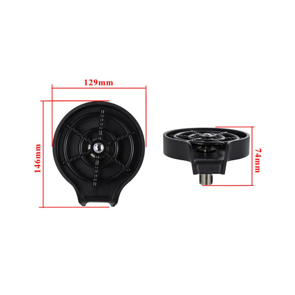 Ополаскиватель стаканов FASHUN A407-7, черный. Фото 2