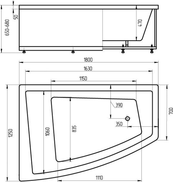 Оракул левый пустая с фр.экр. (вклеенный каркас). Фото 2