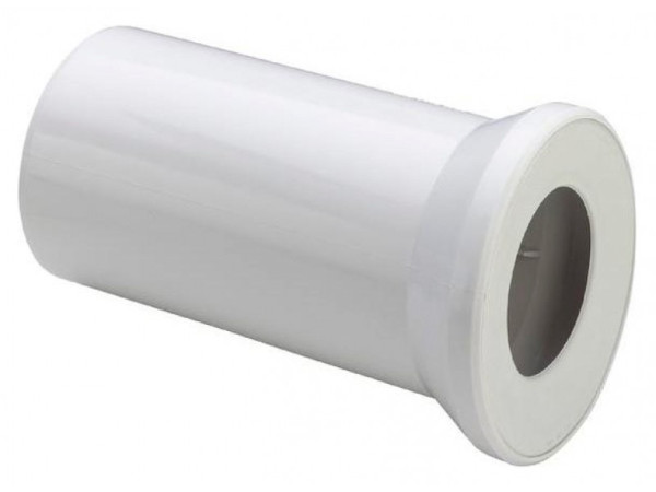 Отвод для унитаза Viega прямой с манжетным уплотнением, белый (101312). Фото 1