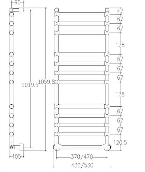 П/С Margaroli 514- 12 (5+4+3) +1 mod.67mm BOX CHROME. Фото 1