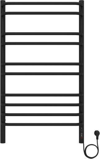 Пандора П10 500х900 электрический (quick touch) Полотенцесушитель Aquatek (черный муар). Фото 1