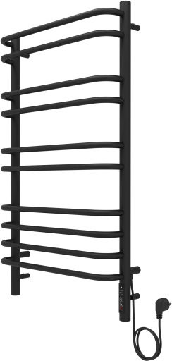 Пандора П10 500х900 электрический (quick touch) Полотенцесушитель Aquatek (черный муар). Фото 2