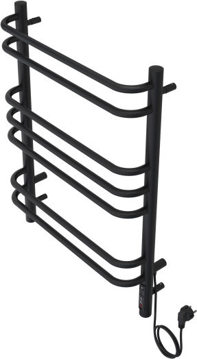 Пандора П7 500х700 электрический (quick touch) Полотенцесушитель Aquatek (черный муар). Фото 3