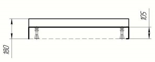 Панель для поддона 90*90 квадратная (продаем из наличия). Фото 3