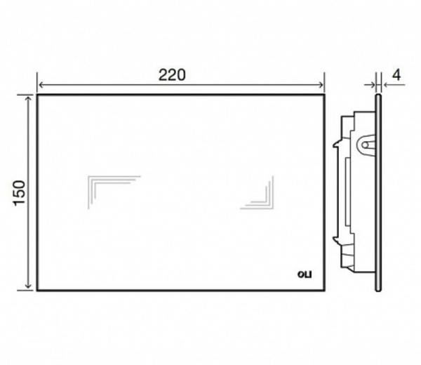 Панель двойная OLI Tribe, черная, hydroboost. Фото 2