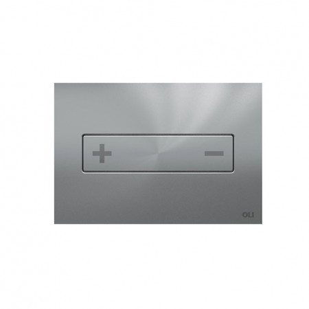 Панель механическая двойная OLI Oceania, нержавеющая сталь, хром глянец. Фото 1