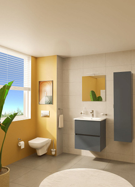 Панель смыва VITRA Root Square 740-2380, хром. Фото 2