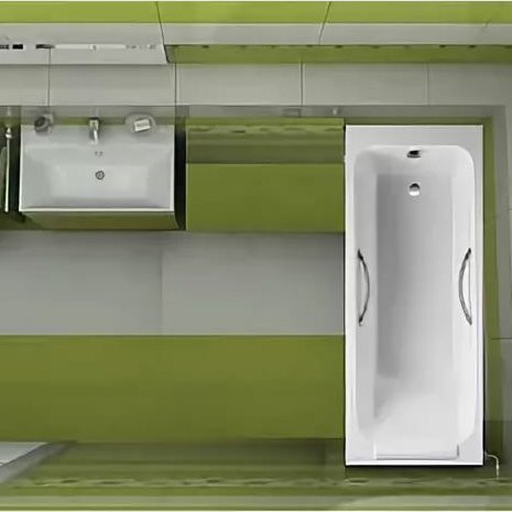 PARALLEL E2947-S-00 Ванна 170 х 70 см без отверстий для ручек БЕЗ АНТИСКОЛЬЗЯЩЕГО ПОКРЫТИЯ. Фото 3