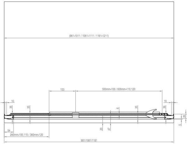 PDOP2-120 блестящая + Транспарент, Pivot душевая дверь двухэлементная , ручки хром. Фото 3