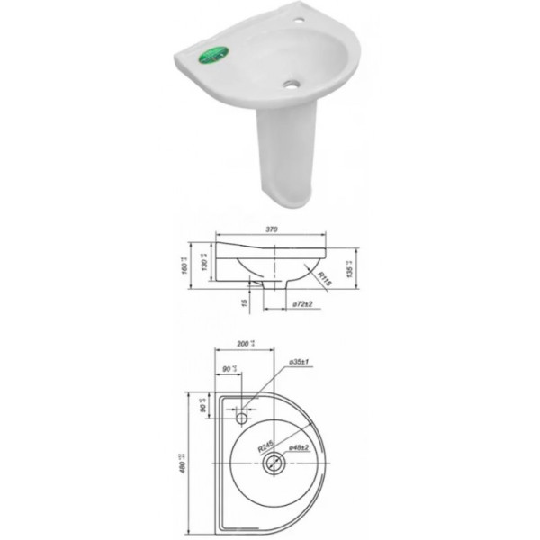 Пьедестал ДЕТСКИЙ "ОРФЕЙ" 61 см. (Ст.ОСКОЛ). Фото 1