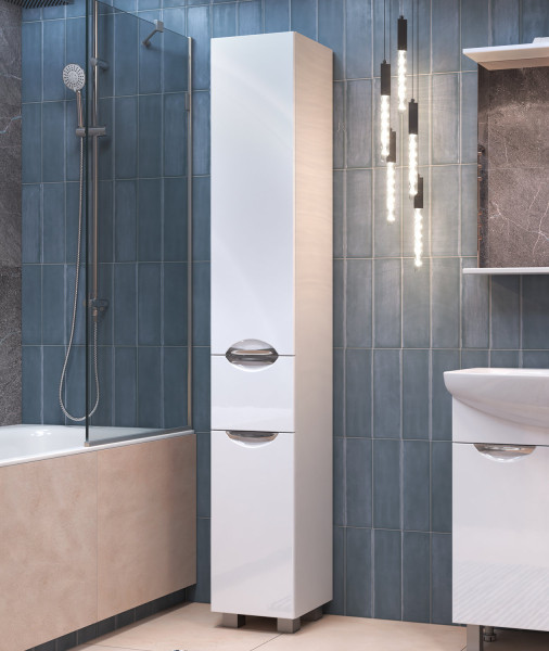 Пенал (30см) VIGO Callao  pn.CAL.30, белый. Фото 3