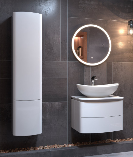 Пенал (35см) VIGO Cosmo pp.COS.35, белый. Фото 6