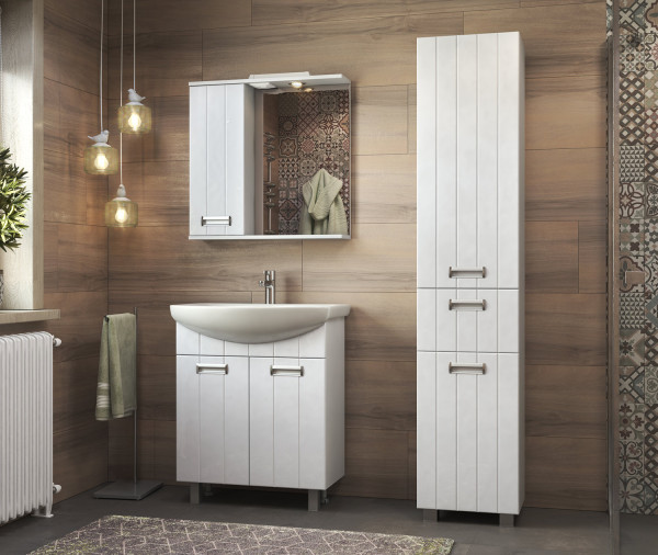 Пенал (40см) VIGO Diana pn.DIA.40, белый. Фото 5