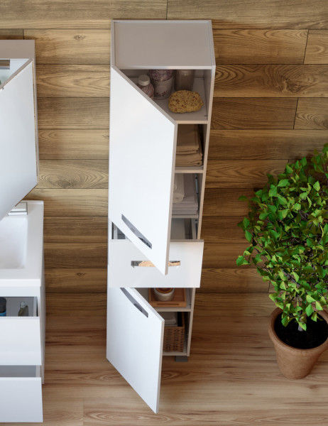 Пенал (40см) VIGO Plaza pn.PLA.40, белый. Фото 3