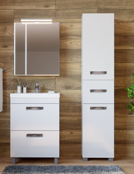 Пенал (40см) VIGO Plaza pn.PLA.40, белый. Фото 4