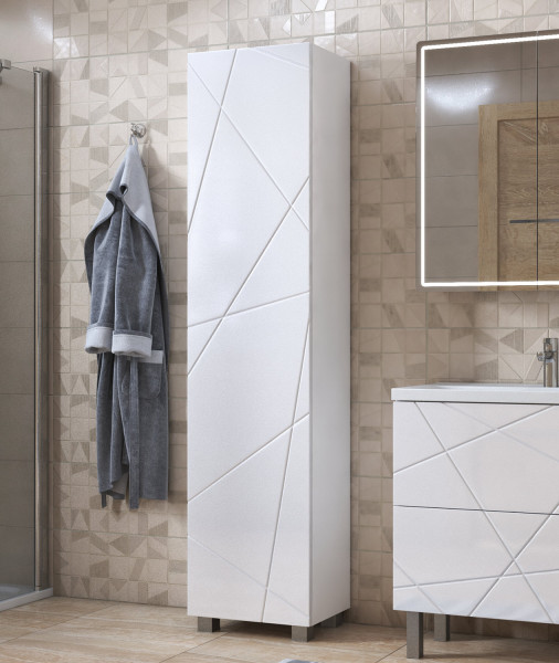 Пенал (45см) VIGO Geometry pn.GEO.45, белый. Фото 3