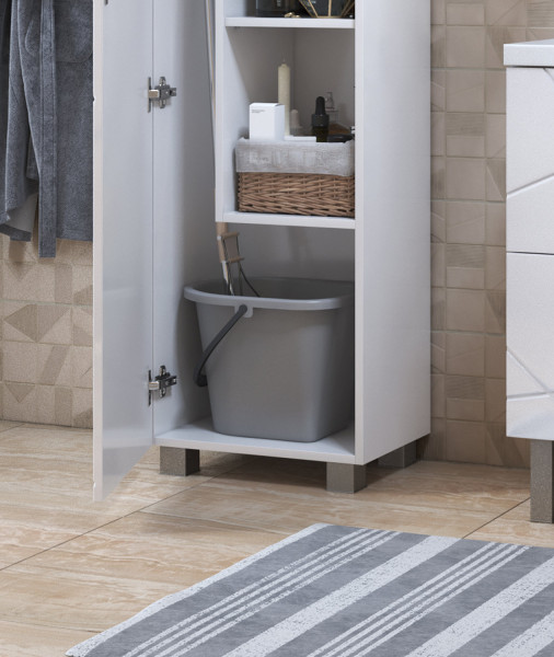 Пенал (45см) VIGO Geometry pn.GEO.45, белый. Фото 5