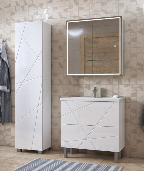 Пенал (45см) VIGO Geometry pn.GEO.45, белый. Фото 6