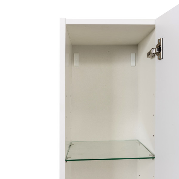 Пенал подвесной La Fenice Cubo FNC-05-CUB-B-30, белый. Фото 4