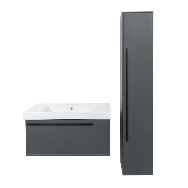 Пенал подвесной La Fenice Elba FNC-05-ELB-G-30, серо-зеленый. Фото 6