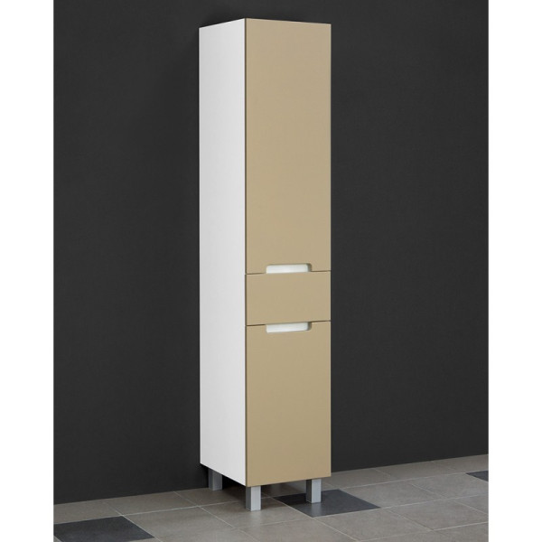 Пенал "Софт" 70 капучино с корзиной для белья. Фото 1