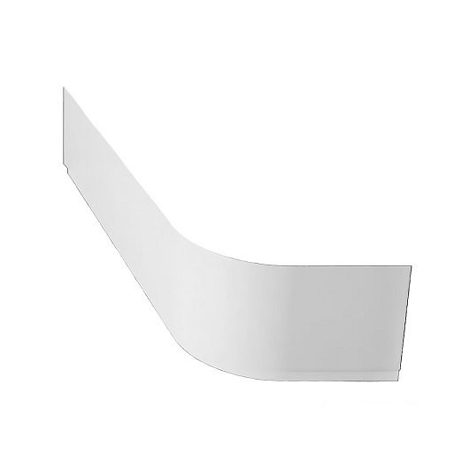 Передняя панель А для ванны 10° 160 L белая. Фото 1