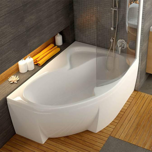 Передняя панель A для ванны ROSA II P 160 см N белая. Фото 3