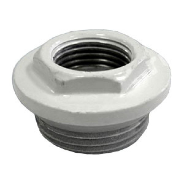 Переходник белый L (левый) 1"х1/2. Фото 1