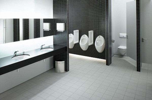 Писсуар Vitra Arkitekt 4106B003-5597 с сенсорным смывом, питание от батарейки. Фото 2