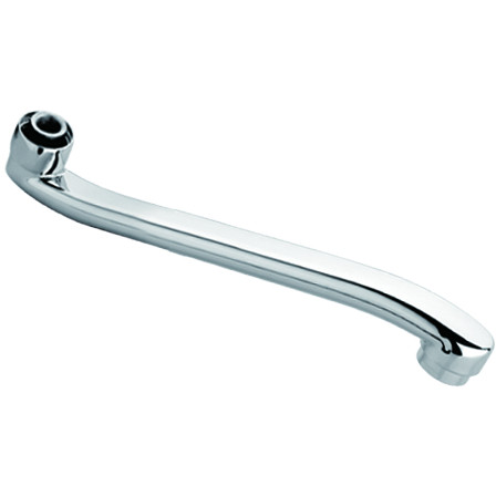 Плоский излив HAIBA HB35S, 35 см "S" форма. Фото 1