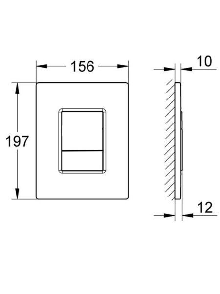 PNN-0000004 (025С-1Q) Панель смыва Оружейная сталь для INSP-0000002 Pneumo N. Фото 4
