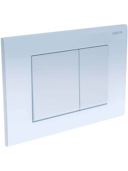 PNS-0000001 (001AQ) Панель смыва Белая для INSP-0000001 Pneumo S (клавиши квадрат). Фото 2