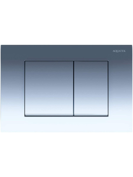 PNS-0000002 (001BQ) Панель смыва Xром для INSP-0000001 Pneumo S (клавиши квадрат). Фото 1