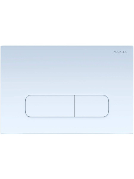 PNS-0000006 (002AQ) Панель смыва Белая для INSP-0000001 Pneumo S (клавиши прямоугольная). Фото 1