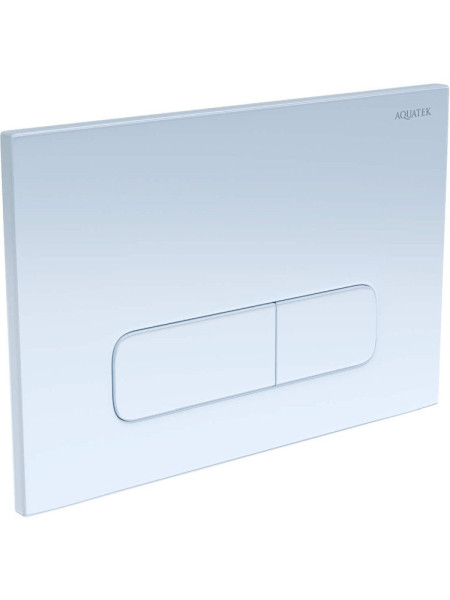 PNS-0000006 (002AQ) Панель смыва Белая для INSP-0000001 Pneumo S (клавиши прямоугольная). Фото 2