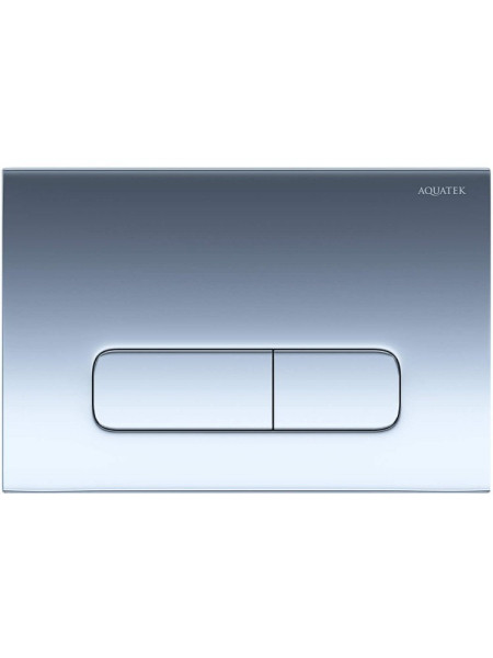 PNS-0000007 (002BQ) Панель смыва Хром для INSP-0000001 Pneumo S (клавиши прямоугольная). Фото 1