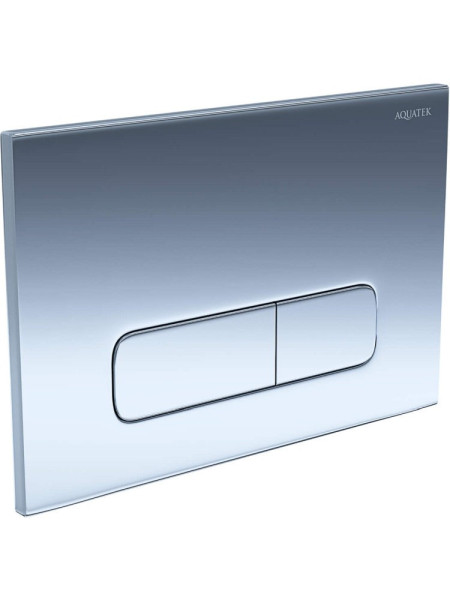 PNS-0000007 (002BQ) Панель смыва Хром для INSP-0000001 Pneumo S (клавиши прямоугольная). Фото 2