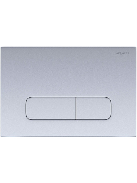 PNS-0000008 (002CQ) Панель смыва Хром матовая для INSP-0000001 Pneumo S (клавиши прямоугольная). Фото 1