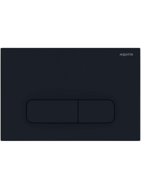 PNS-0000010 (002DQ) Панель смыва Черная матовая для INSP-0000001 Pneumo S (клавиши прямоугольная). Фото 1