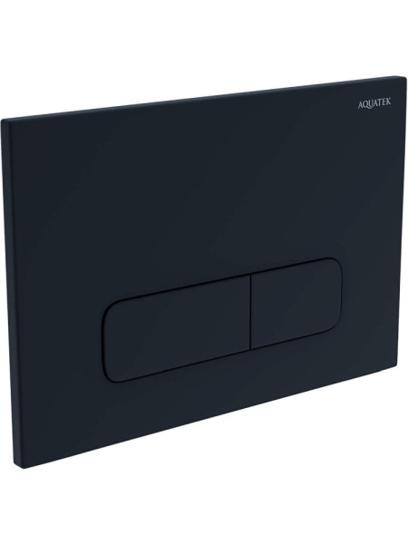 PNS-0000010 (002DQ) Панель смыва Черная матовая для INSP-0000001 Pneumo S (клавиши прямоугольная). Фото 2